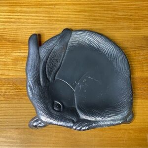 Vintage 1988 Arthur Court Aluminum Rabbit Plate